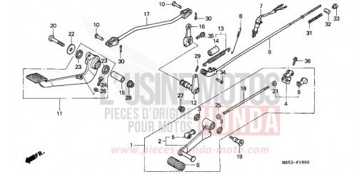 PEDALE VF750CT de 1996